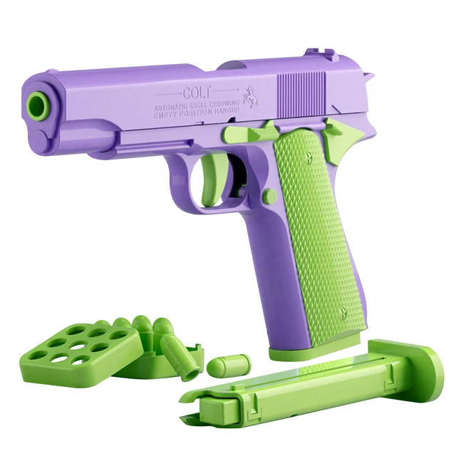 2024 Mini Model Gravity Straight Jump Toy 3d Printed Gun Non-Firing Cub Kids Stress Children Relief Toys Wedding Party Supplies 1