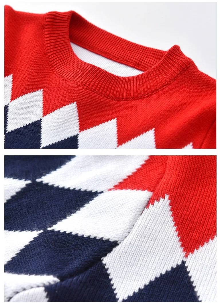 Boys Cotton Sweater 2-8 Years winter sweater kids sweatershirts