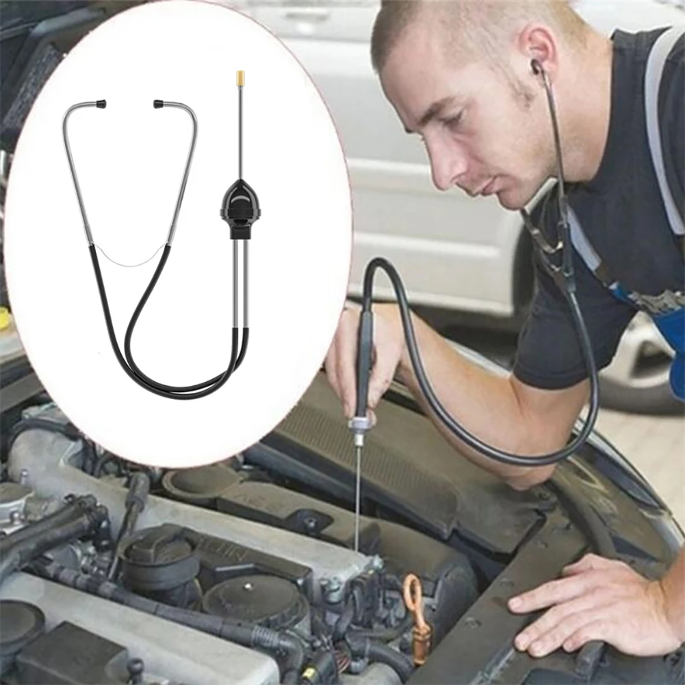 전문 자동차 실린더 Stethoscope 자동차 엔진 블록 진단 도구, 역학 Stethoscope 분석기 테스터 자동차 도구 ...