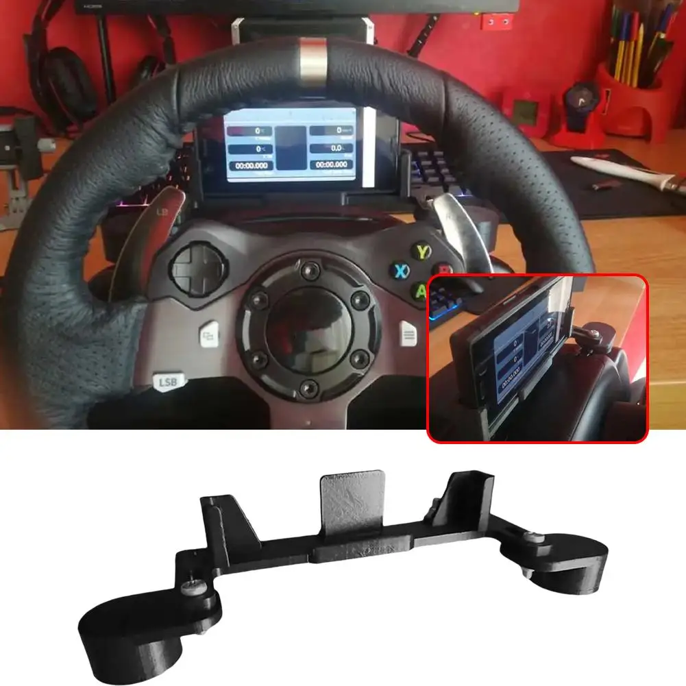 For Logitech G29/G920 Racing Simulator Steering Wheel Mobile Phone Holder 3D Printing Game Accessories