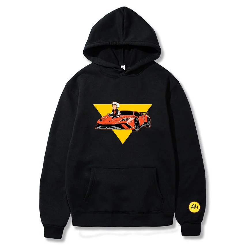 

New men's hoodie sportswear solid color printed men's and women's sportswear autumn and winter long sleeve Harajuku jumper