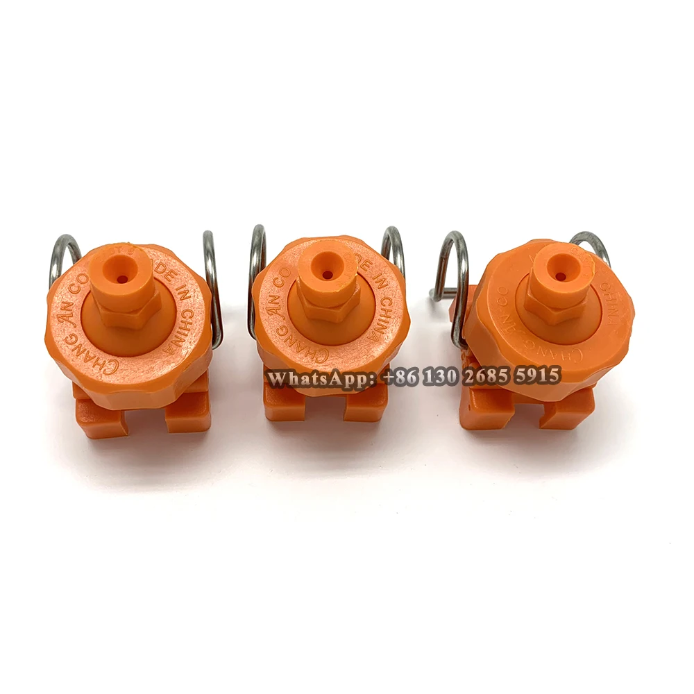 Single Clip Eyelet Nozzle Adjustable Ball Spherical Nozzle Flat Fan Full Cone Spray Clip 14mm/16mm Pipe Opening