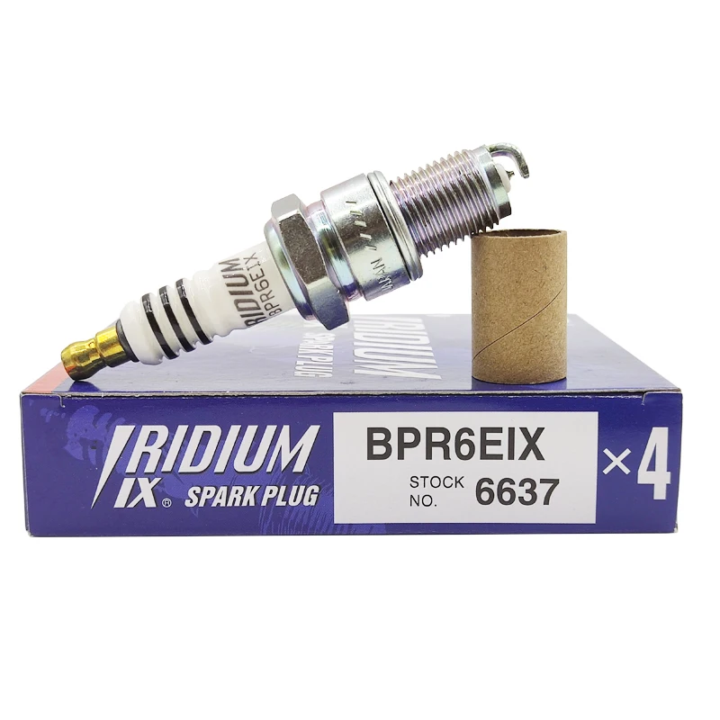 

4pcs BPR6EIX 6637 Iridium Spark Plug For Audi BMW Subaru Nissan IW20 BPR6EIX-6637 High Quality Plugs