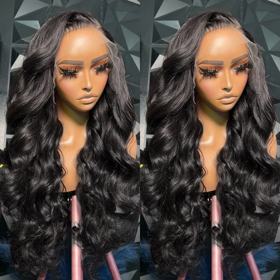 

30 Inch Lace Front Human Hair Wigs Hd Brazilian 13x4 Frontal Wig Body Wave Pre Plucked For Black Women 4x4 Glueless Closure Wig