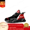 Nothing but HEAVY DUTY Flats Sneakers Mens Womens Sports Running Shoes Fashion Customization Shoes Lace Up Mesh Footwear Black 1