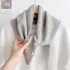 British Korean Style Niche Wool Knitted Triangular Knitted Women Headscarf Multi-functional Scarf Scarf Warm Scarf Knited 4