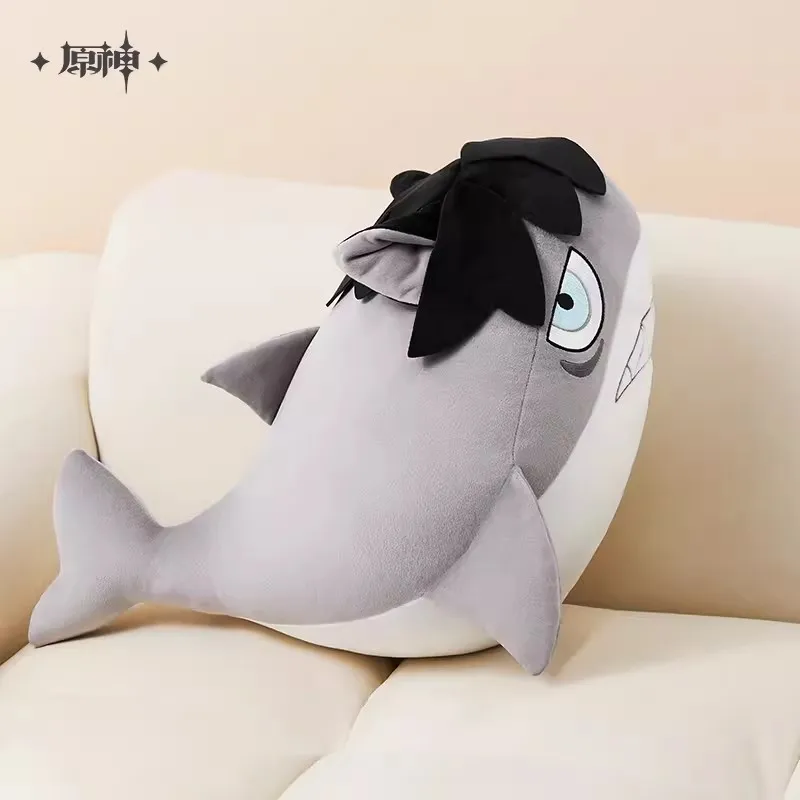 Genshin Impact Wriothesley Teyvat Zoo Themed Series Pillow Original Cosplay Plush Shark Prop Gifts