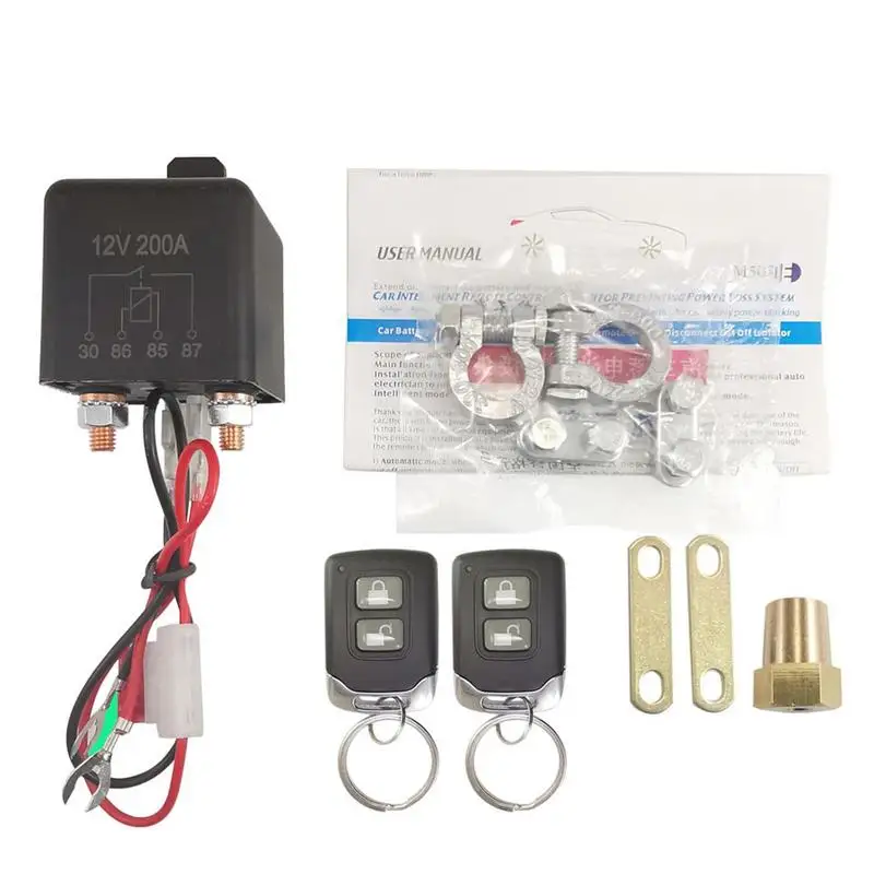 Fernbatterie-Trennschalter-Kit, Relais, integrierte drahtlose  Fernbedienung, Trenn- und Trennschalter