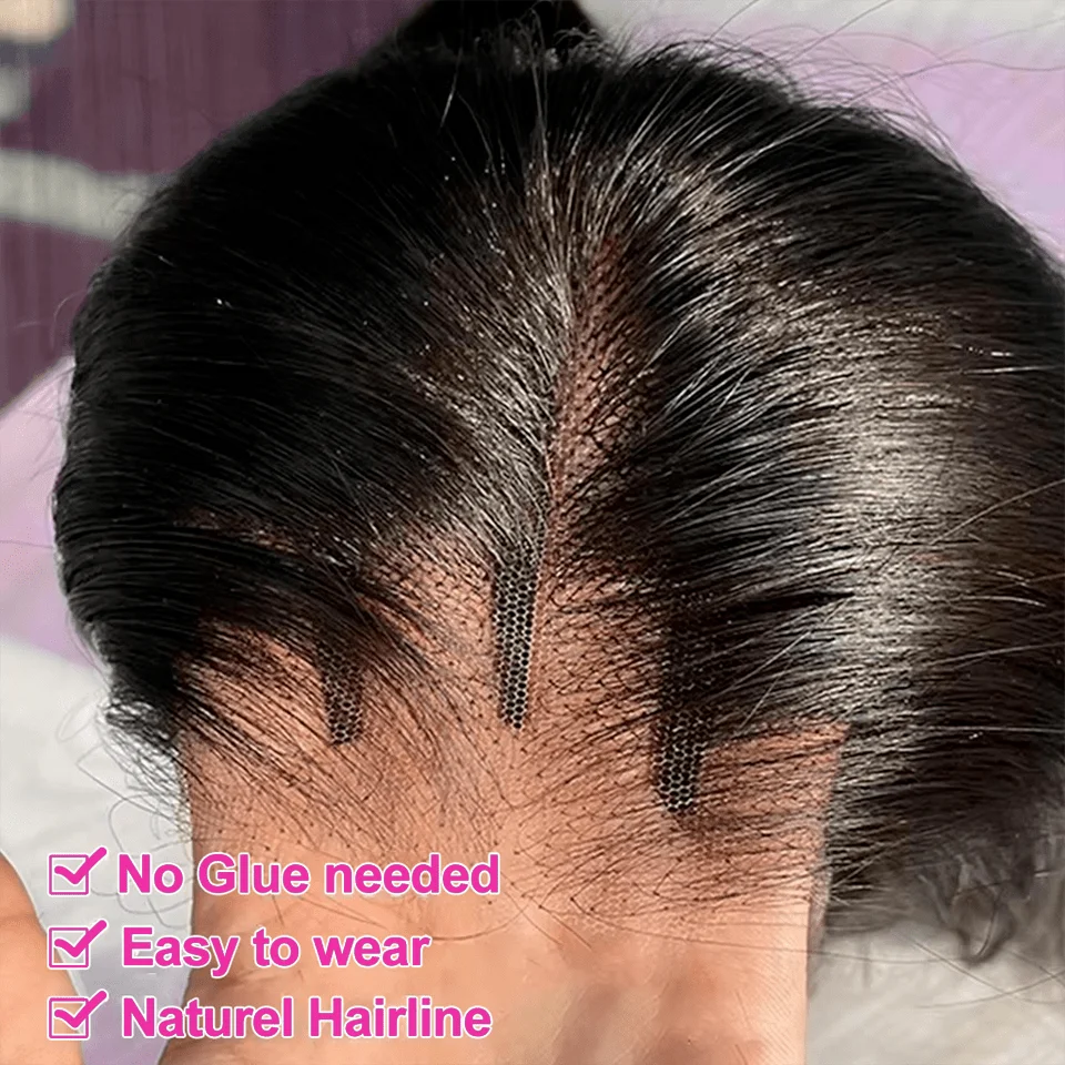 5x5 Glueless HD Lace Front Wigs 40 42 Inch 250% Density Wear And Go Straight 13x4 13x6 Transparent Lace Human Hair Wig For Women 2