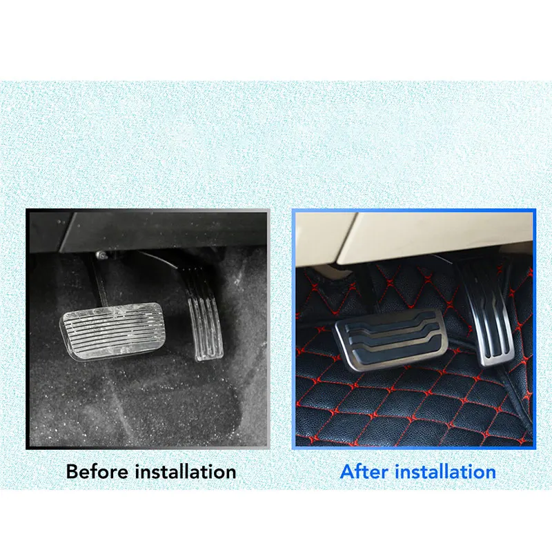 Car Pedals for Ford Explorer Classic U502 2011~ Accelerator Brake Stainless Steel Non-slip Pedal Pads 2015