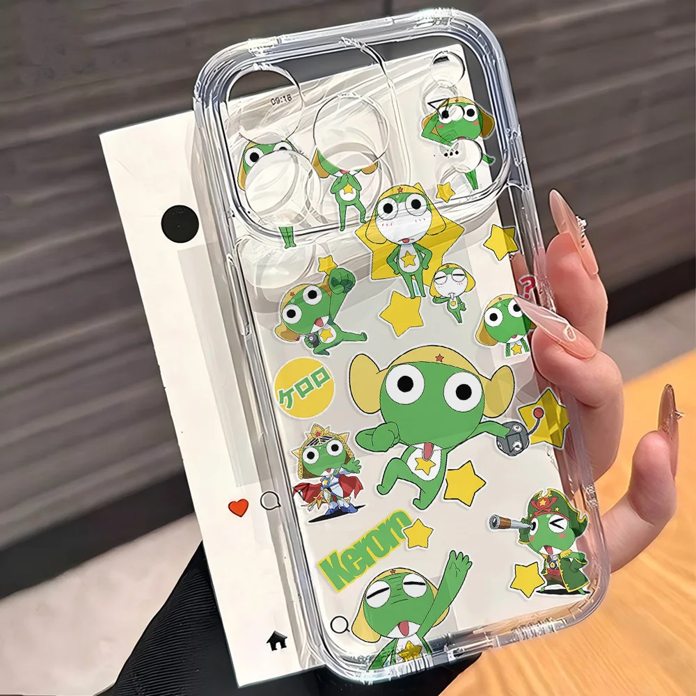 Cartoon K-Keroros Cute Transparent Phone Case