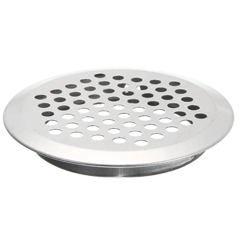 20pcs Air Vent Holes Stainless Steel 35mm Round Ventilation Grille Insect Barrier Wardrobe Ventilation Grille For Cabinets