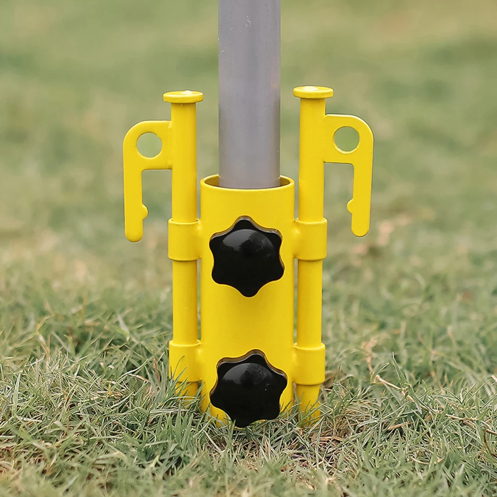 2-1pc Baldachin Ruten halter verstellbare Schirms tange fester Ständer Edelstahl wind dicht im Freien zum Wandern Angeln Zelt Zubehör – Detail 10