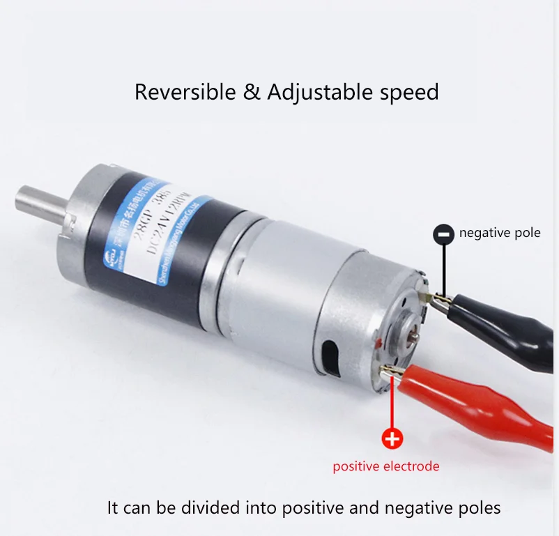 120kg. Cm 12v24v DC miniatur micro reduktion motor kleine motor 28GP-385 planeten low-speed getriebe elektrische – Detail 2