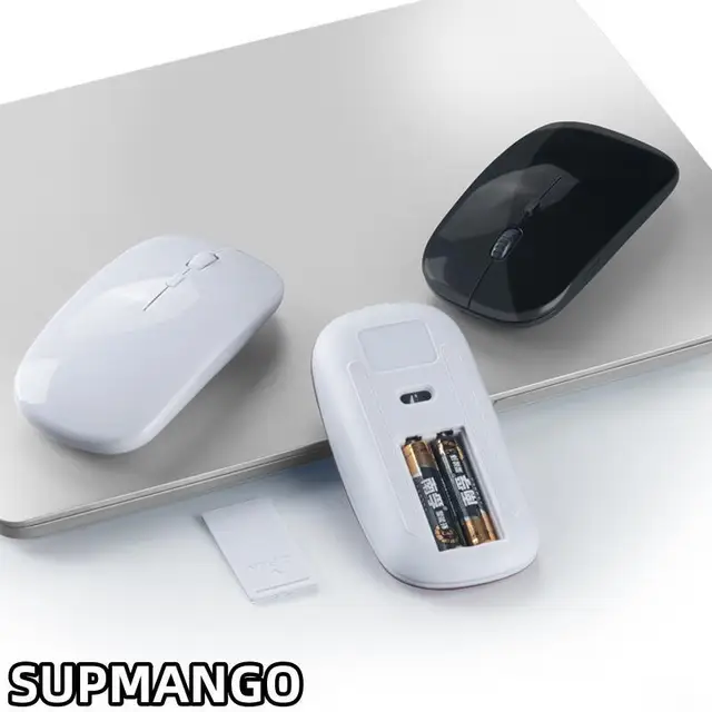 Ultra Thin USB 2.4Ghz Wireless Mouse Wireless Mouse 1600DPI 4 Buttons Cordless Mice for PC Desktop Laptop Windows Computer 5