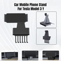 Dashboard Phone Holder Base for Tesla Model 3 Y Mobile Phone Mount Tablet PC Car Electric Bracket GPS Support Car Accessories