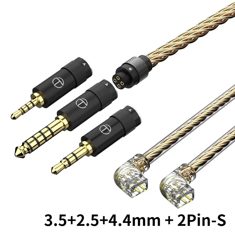 TRN TX Earphone Cable 8 Core Monocrystalline Copper Plated Real