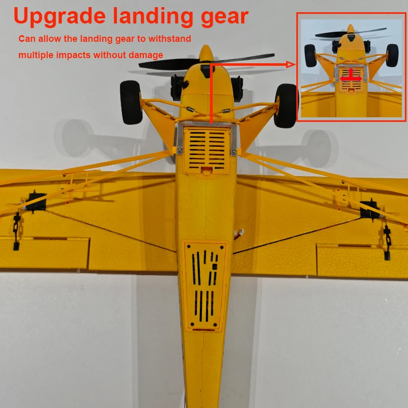 j3 cub rc plane upgraded version overview