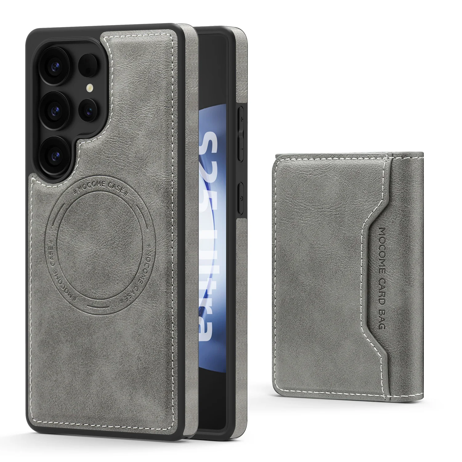 Premium Wireless Charging Phone Case with Card Holder and Protective Cover