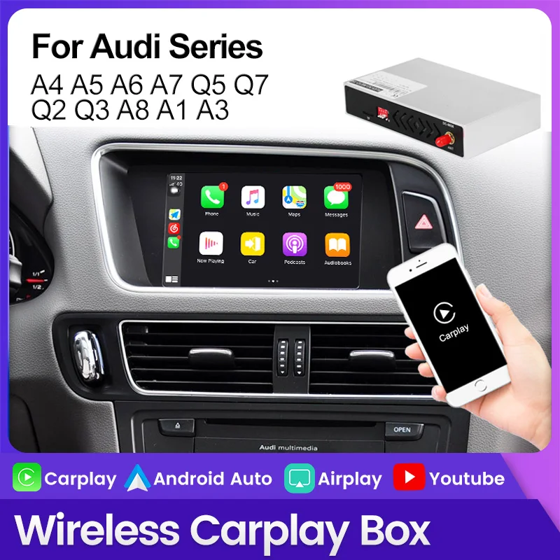 Apple Carplay für Audi A3, A4, A5, A6, A7/A8, Q2 und Q7 – Carplay