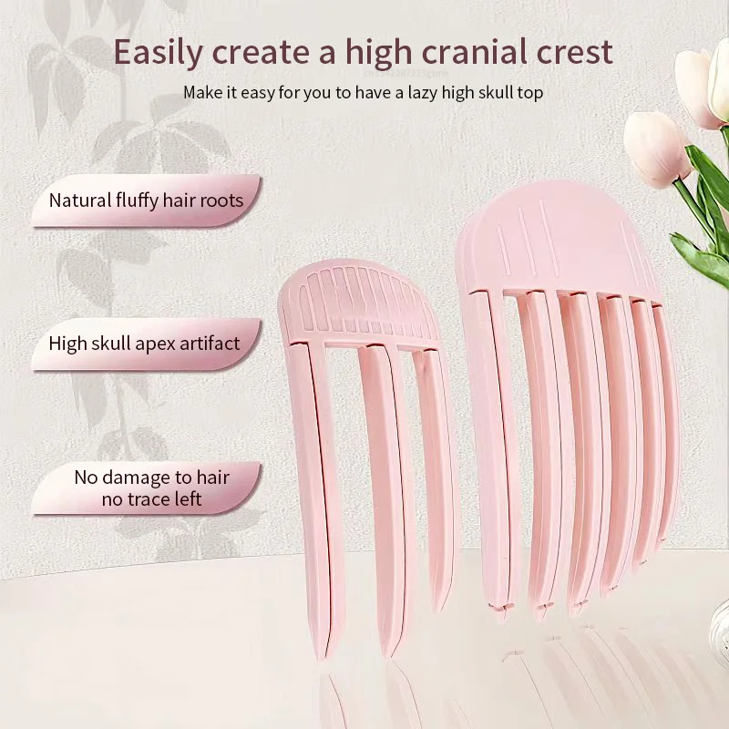 Fluffy Hairpin Curling Bangs Clips Hair Roots Volumizing Hair Clips Women Curling Fixed Shape Fashion Volume Roller