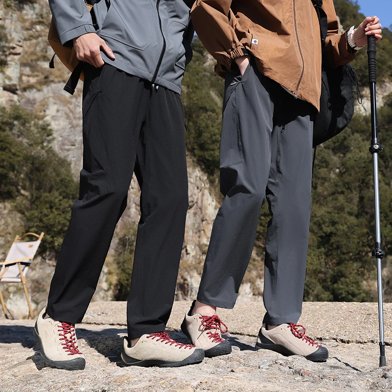 

Unisex Style Men's & Women's Casual Pants UV-Protected Comfortable Straight Trousers Adjustable Waist Design For Outdoor Fun New