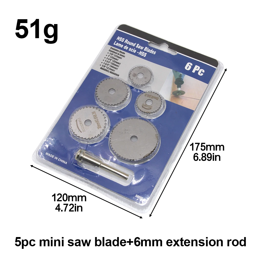 Circular saw blade set detail 5