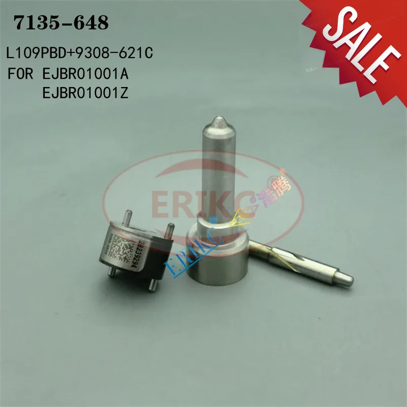 

ERIKC L109PBD сопло 9308-621C регулирующий клапан 7135-648 дизельный топливный инжектор L087PBD комплект для капитального ремонта для EJBR01001A EJBR01001Z