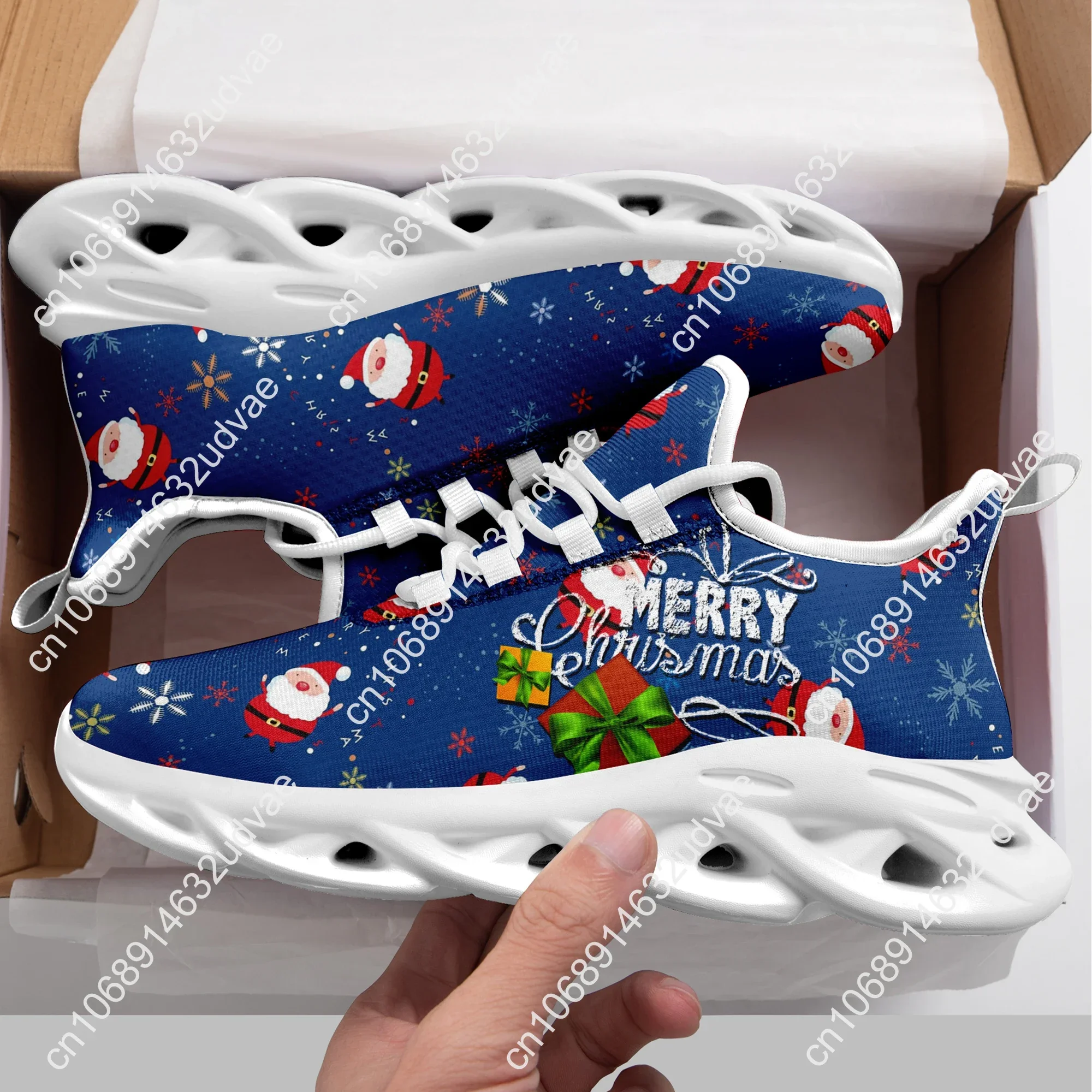 Dropshipping Print On Demand Casual Shoes Custom Shoes Sneaker Christmas Xmas Design