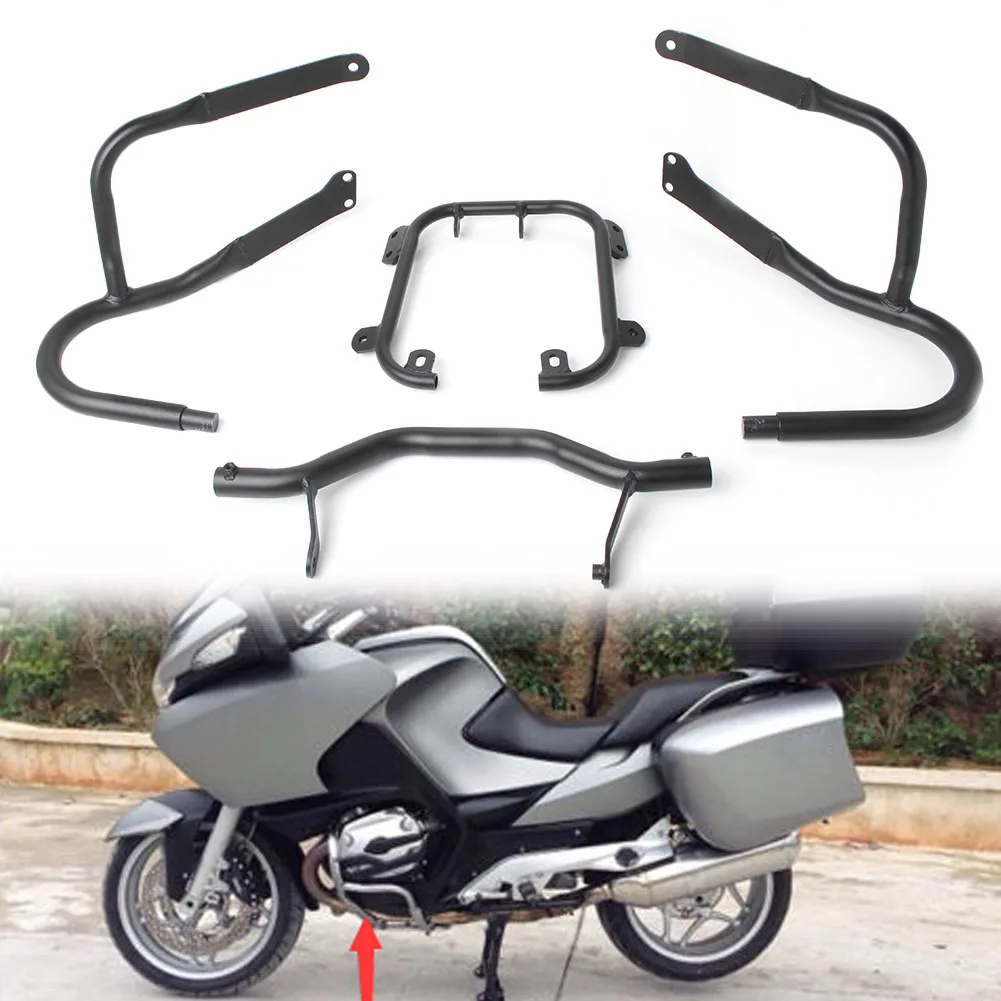 

Motorcycle Front Engine Guard Highway Crash Bar Protector Black for BMW R1200RT 2005 2006 2007 2008 2009 2010 2011 2012 2013