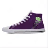 Hot Zim Anime Manga Cartoon Funny Fashion Invader Casual Cloth Shoes High Top Lightweight Breathable Custom Men Women Sneakers 5