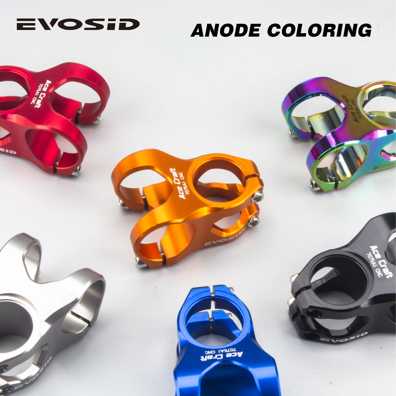 EVOSID Ultralet Mountain Bike Stem 100g Aluminiumslegering 31,8mm - Image 2