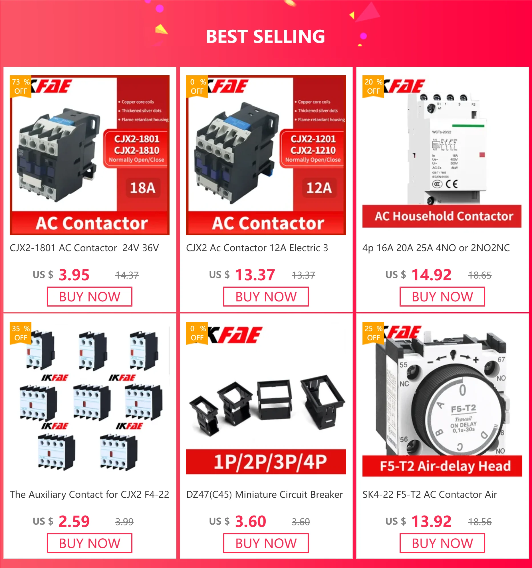 Description Picture 2 of itemJR28-25 Thermal Overload Relay Adjustable Relaying With Over Current Protection Used For AC Contractor CJX2-12/18 Series