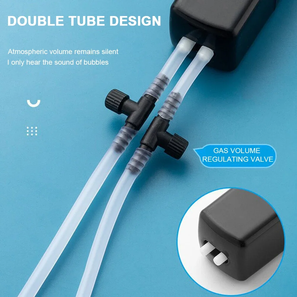 5-1PCS Mini Aquarium Air Pump USB Aquarium Oxygen Air Pump Fish Tank Silent Air Compressor Aerator Portable Fish Tank Air Pump