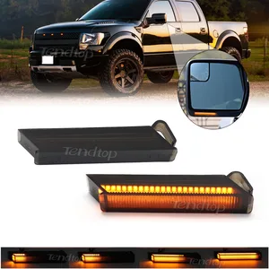 For Ford F150 2004-2014 Ford Raptor 2010-2014 Ford Expedition Lincoln Mark LT Dynamic Mirror Turn Signal Daytime Running Light