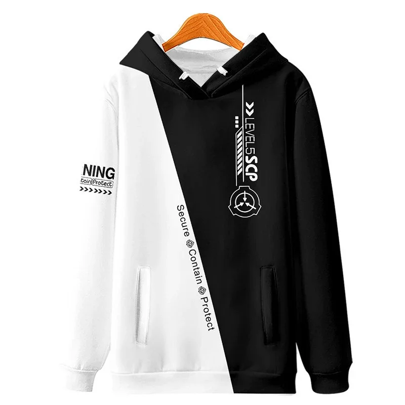 

3 to 14 Years Hoodies Scp Foundation Printed hoodie for teen boys Fashion Cartoon Jacket children Clothes
