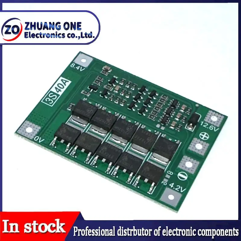 Advanced Lithium Battery Charger Protection Board with Enhanced Balance - 40A/60A 3S/4S