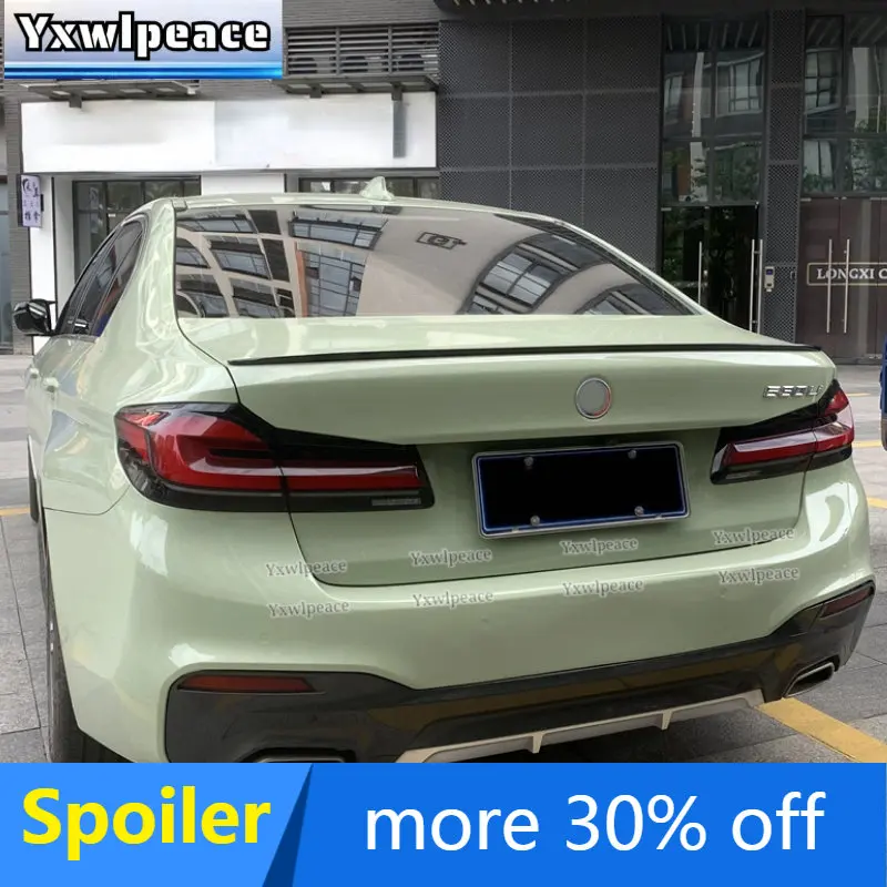 

Для BMW 5 серии G30 G38 M5 2018 2019 2020 2021 2022, пластиковый задний спойлер из АБС-пластика для багажника, аксессуары для отделки заднего крыла автомобиля