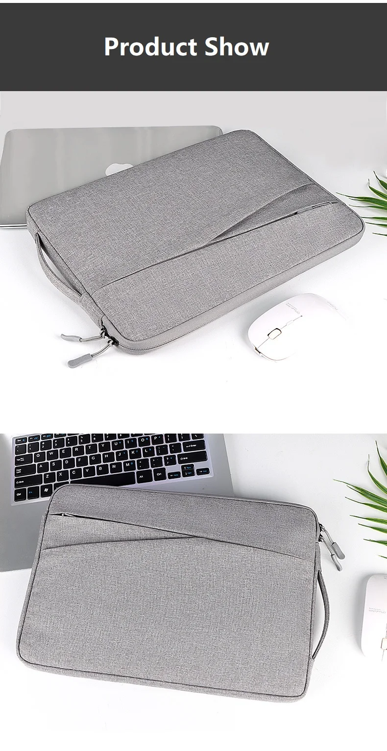 13.3 14.1-15.6 Laptop Sleeve Bag Waterproof For Macbook Xiaomi Huawei Pro Handbag Notebook Briefcase