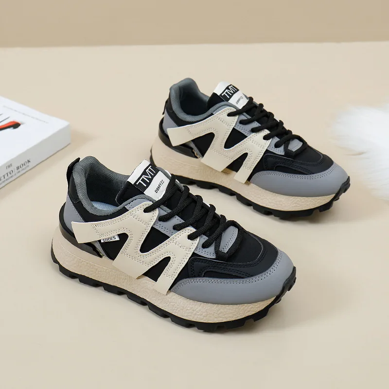 Spring & Autumn Women Shoes Thick-Soled Increase Female Sneakers Fashion Sports Casual Size 35-40