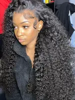 40 Inch Deep Wave Wigs Human Hair 13x4 13x6 Hd Lace Frontal Wigs Water Wave Lace Closure Wig Remy Brazilian Curly Wigs For Women 1