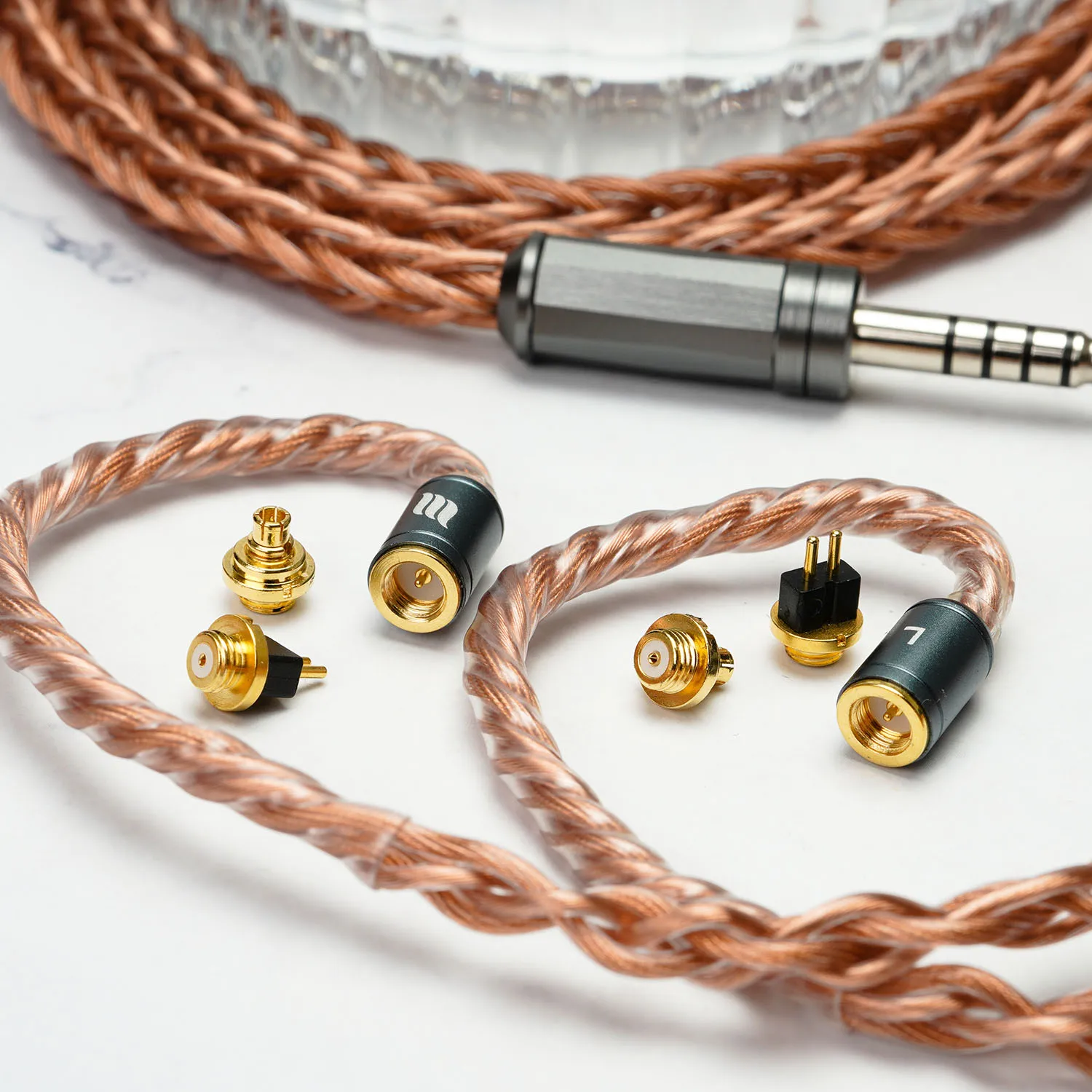 イヤホン EFFECT AUDIO Ares S 8W Ares S 2pin-4.4mm Effect Audio Signature Series ARES S 8 Wires Earphone Cable