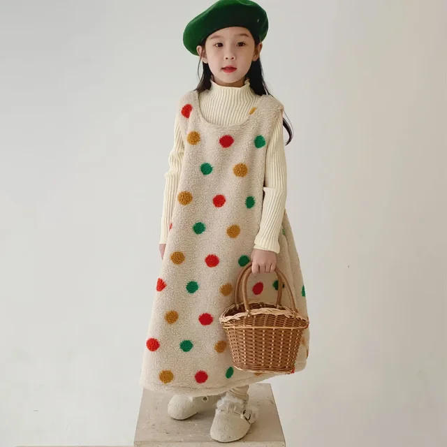 세련된 가을·겨울 여아 원피스