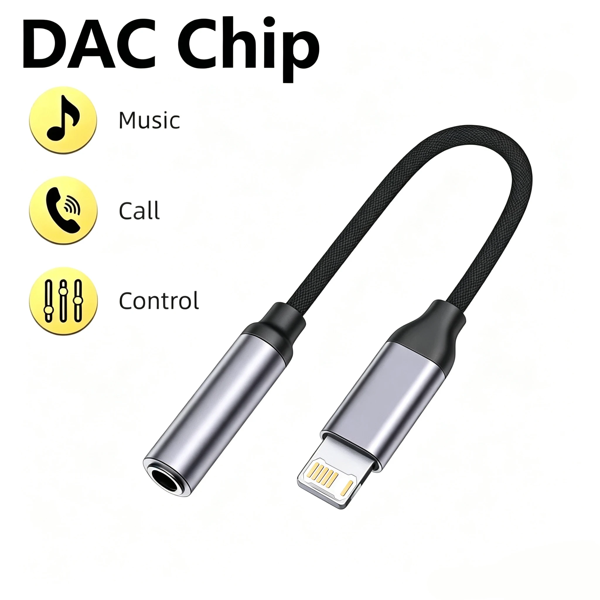 Universal Audio Adapter Kit: Lightning & USB-C to 3.5mm Jack Converter