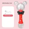 Miniso Cartoon Mickey Mouse Automatic Blowing Bubble Stick Lighting&music Waterproof Toy For Kids Girl toy Gifts 6