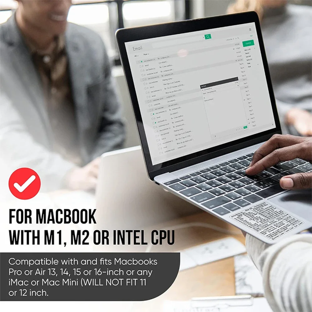 Word Excel Windows MAC OS 편지 그래픽 노트북 보호 스티커 용 1PC 키보드 단축키 스티커