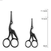 Facial Hair Scissors Rounded Professional Stainless Steel Mustache Nose Hair Beard Eyebrows Eyelashes Trimming Clippers 6