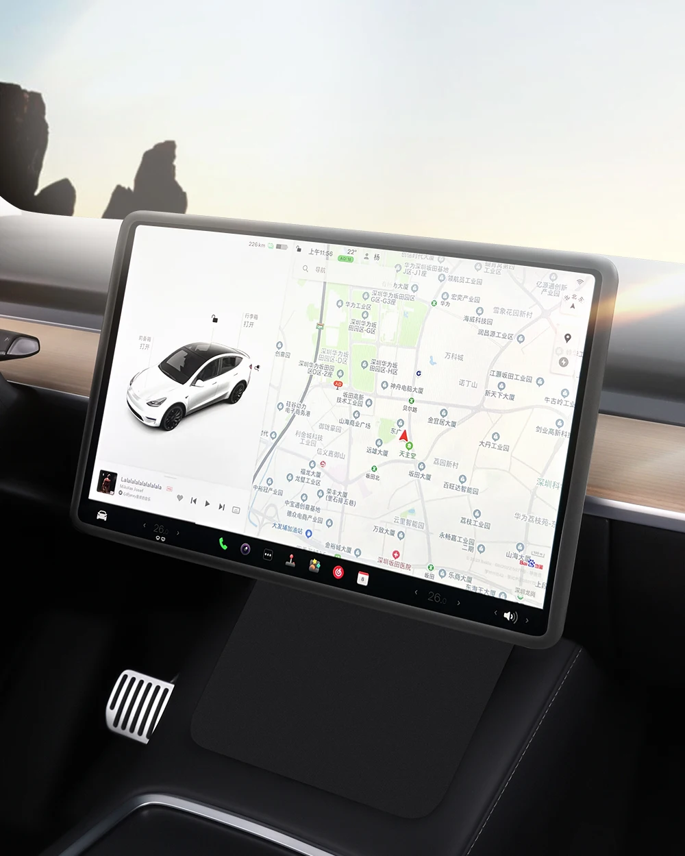 For Tesla Model 3 Y Highland Juniper 2025 Silicone Protective Trim Internal rear