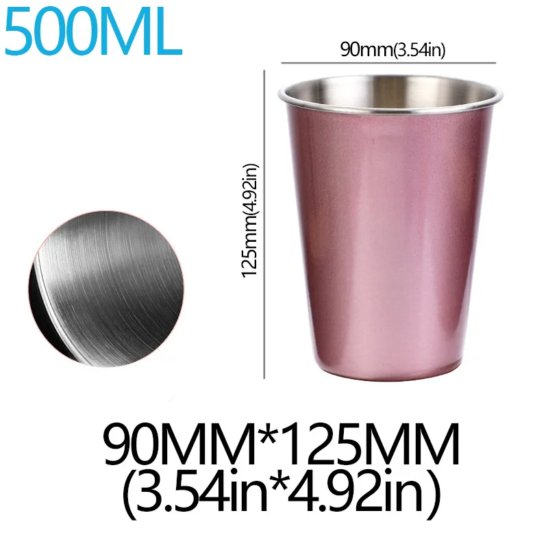 Stainless Steel Tumbler for Home, Office, and Bar - Versatile Drinkware for Coffee, Tea, or Beer