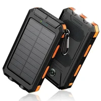 Versatile Outdoor Solar Power Bank 10000mAh 4-in-1: Charge/Light All-Day Use - Image 3